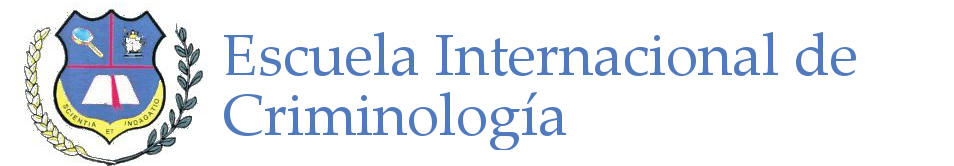 logotipo escuela internacional de criminología